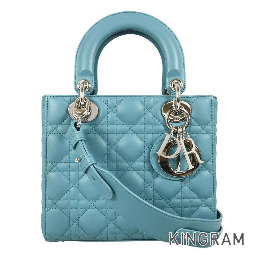 Christian Dior Lady Dior handbag Cannage quilting Blue